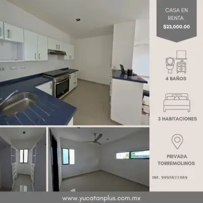 Casa en renta en Mérida