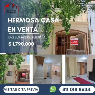 BELLA CASA EN VENTA CON ACCESO CONTROLADO, JUAREZ NUEVO LEON