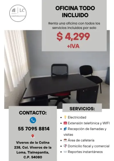OFICINA QUE LE DA PRESTIGIO A TU EMPRESA