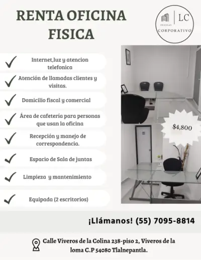 OFICINA PRIVADA QUE REFLEJA SERIEDAD