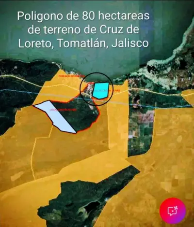 VENTA DE TERRENO CON FRENTE A PLAYA ,TOMATLAN,JALISCO,MX