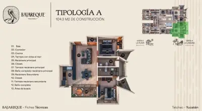 Departamento en venta en Telchac Puerto - foto 2