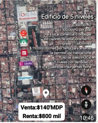 Hoteles y edificios en renta en Cuauhtémoc - foto 4