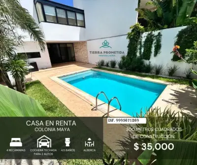 Casa en renta en Mérida