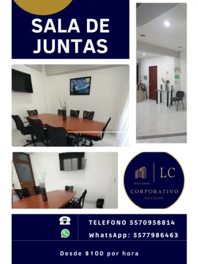 ESPACIOS DE TRABAJO FLEXIBLES POR $100