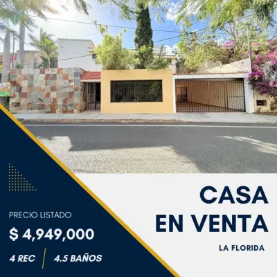 VENTA DE CASA EN LA FLORIDA MERIDA YUCATAN 
