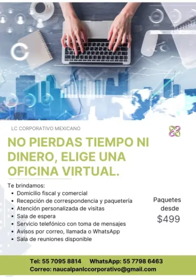 OFICINA PROFESIONAL SIN RENTA NI MANTENIMIENTO