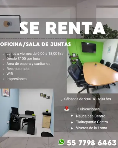 TU REUNIÓN EN UN LUGAR PROFESIONAL, SIN INTERRUPCIONES