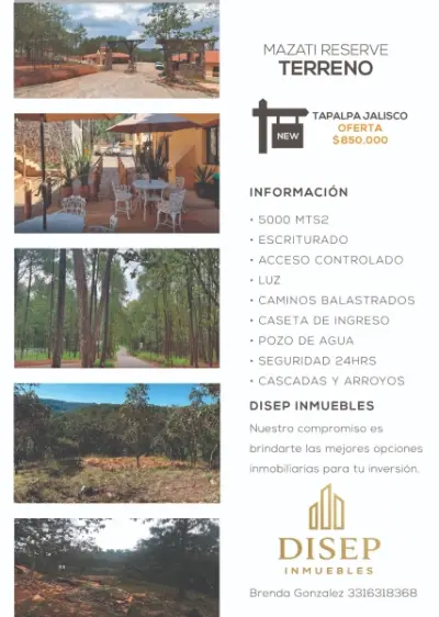 Terreno Sierra Mazati