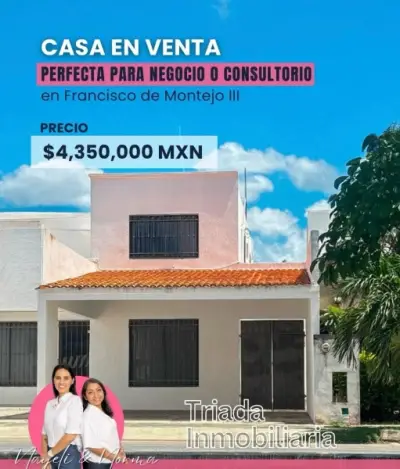 VENTA DE CASA EN FRANCISCO DE MONTEJO MERIDA YUCATAN 