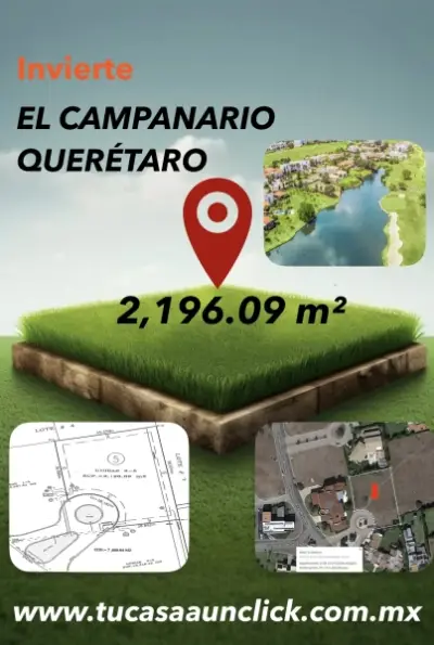 Terreno de oportunidad en El Campanario Querétaro