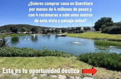 estrena casa en esquina a solo unos metros de lago