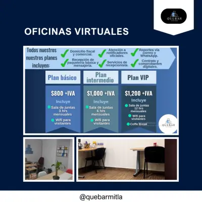 Oficina virtual con domicilio fiscal en CDMX