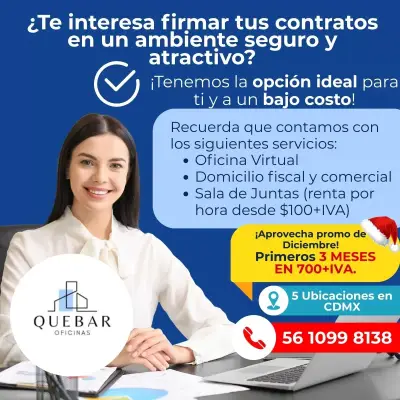 Impulsa tu negocio con una oficina virtual profesionalPromo