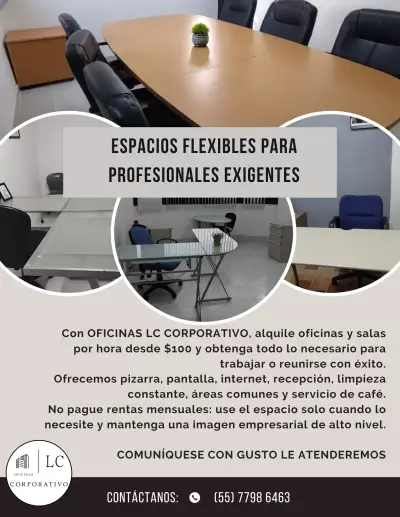 OFICINA Y SALA PARA AVANZAR TUS PROYECTOS