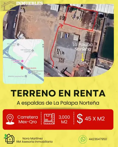 Terreno en renta en El Marqués - foto 3