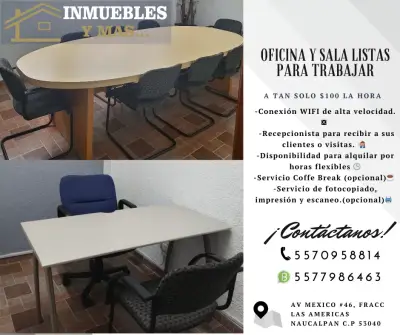 OFICINA Y SALA PARA TRABAJO PROFESIONAL