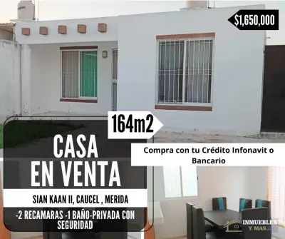 VENTA DE CASA EN CAUCEL MERIDA YUCATAN