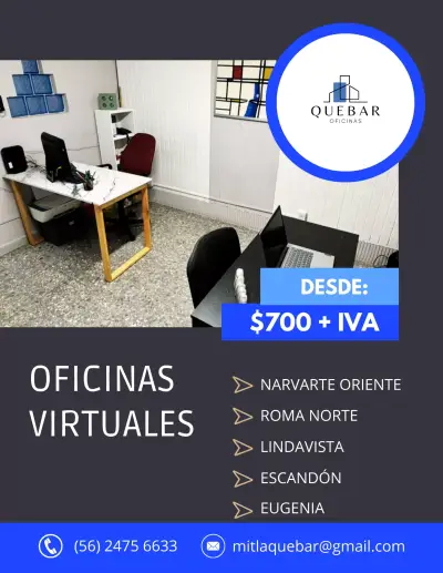 Oficinas Virtuales en Ciudad de México
