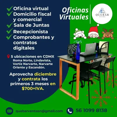 Oficinas Virtuales en CDMX para empresas y emprendedores