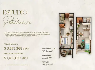 Departamento en venta en Tulum - foto 5
