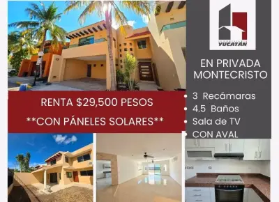 RENTA DE CASA EN MONTECRISTO MERIDA YUCATAN