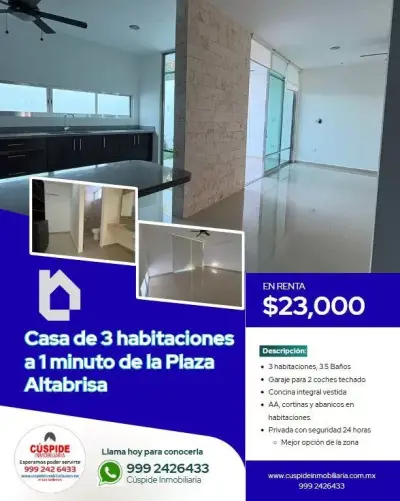 Casa en renta en Mérida