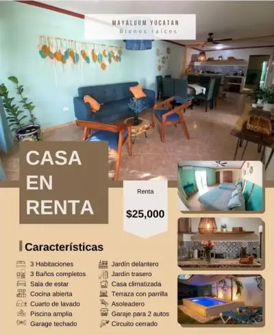 Casa en renta en Mérida