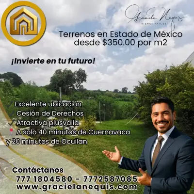 En venta terreno de 60,000 m2 en el edo. De méxico