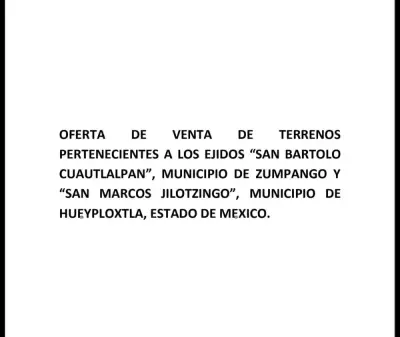 Terreno uso mixto ideal para inversionistas