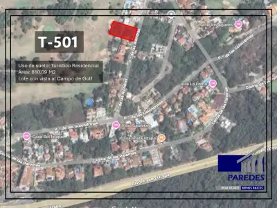 Venta de terreno de 810 m2 frente a campo de golf palma real