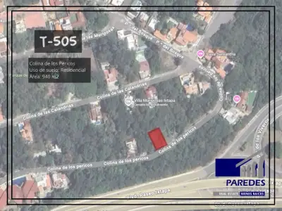Venta terreno 940 m2 residencial campo de golf ixtapa t505
