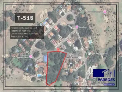 Ixtapa terreno venta 4954.62 m2 frente campo de golf t518