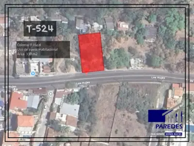 Zihuatanejo el hujal venta terreno 330 m2 t524
