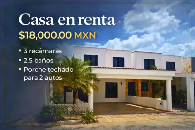 Renta de casa en la col. México meida Yucatan