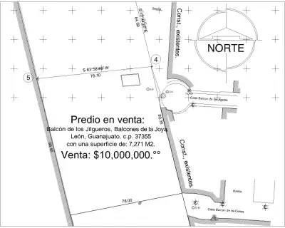 Amplio terreno en venta