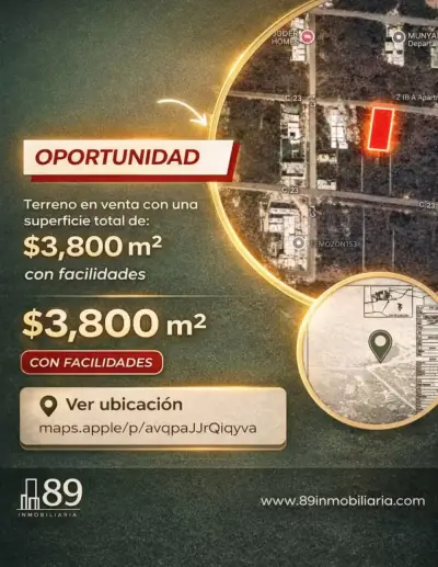 Terreno en venta en Mérida
