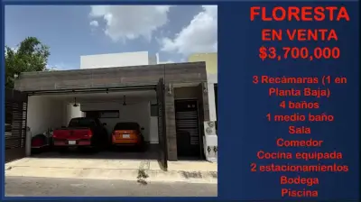 Venta de casa en floresta merida Yucatan