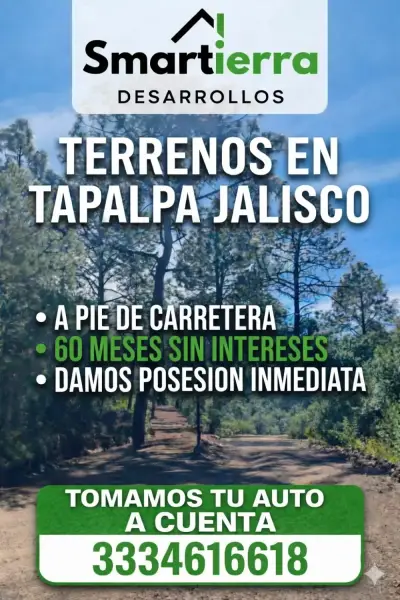 Terrenos rustico en Tapalpa Jalisco