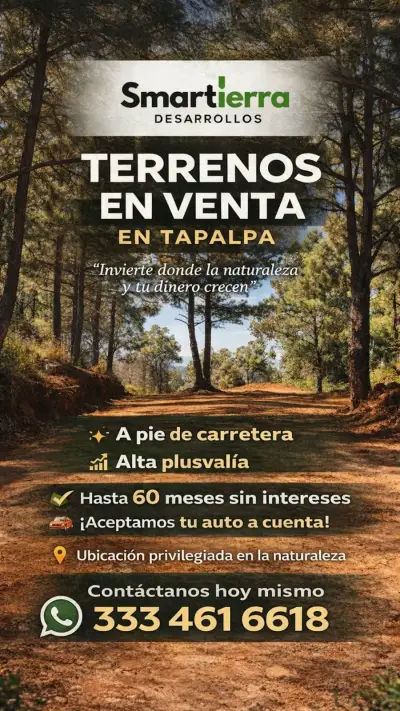 Vehículos a cuenta , terrenos en Tapalpa Jalisco