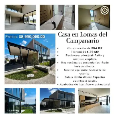 Venta de Casa en condominio en EL CAMPANARIO, Querétaro