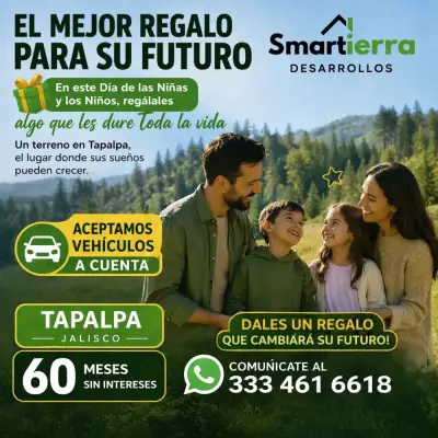 Terrenos en Tapalpa a pie de carretera – alta plusvalía