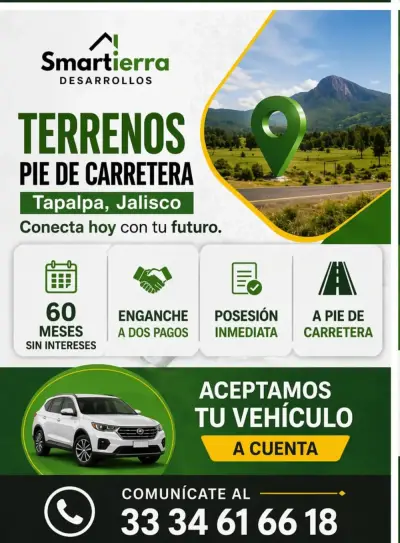 Terrenos en Tapalpa Jalisco desde preventa | sin intereses