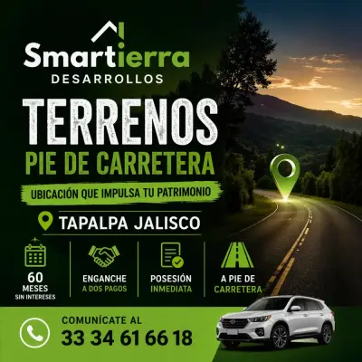 Invierte en Tapalpa: terrenos con alta plusvalía y pagos fle