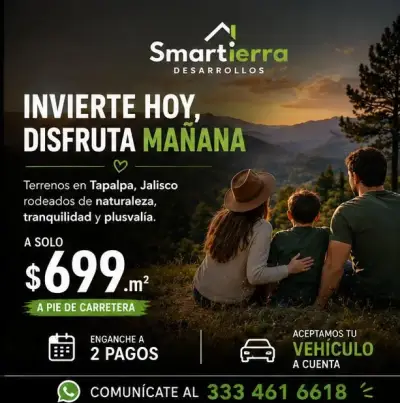 . Escápate del ruido: terrenos en Tapalpa