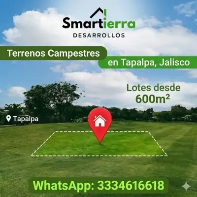 Terrenos en Tapalpa Jalisco hasta 60 meses sin intereses