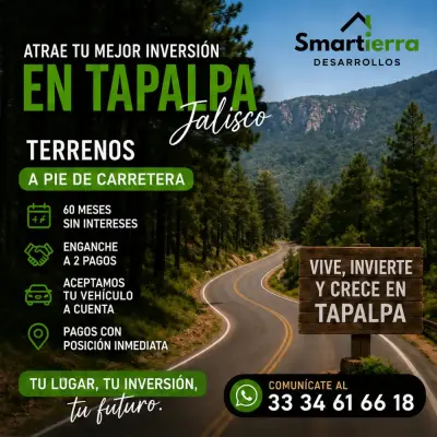 Terrenos en Tapalpa Jalisco – aprovecha antes del próximo au