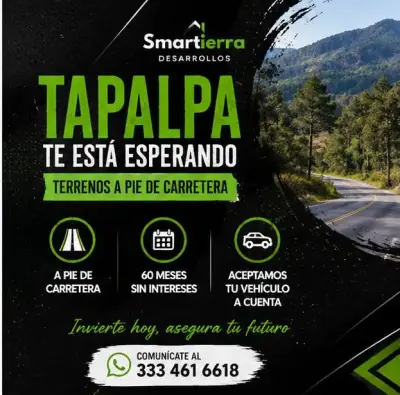 Terrenos en Tapalpa Jalisco con alta demanda