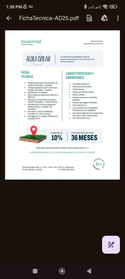Terreno en venta en Dzilam de Bravo - foto 4