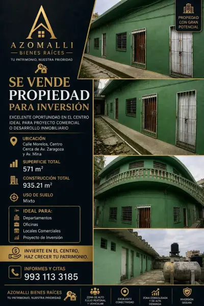 Se vende propiedad para inversión